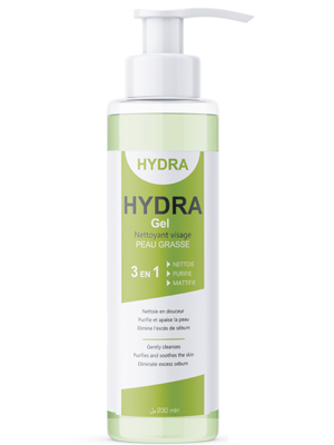 HYDRA GEL Nettoyant visage Peau Grasse