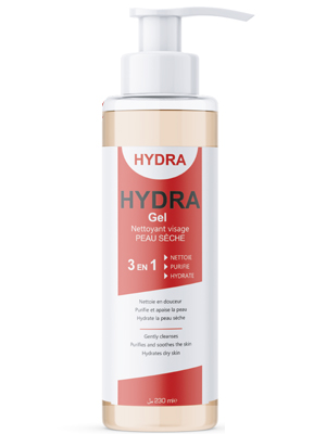 HYDRA GEL Nettoyant visage Peau Sèche