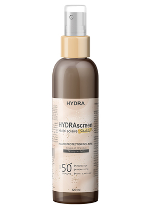 HYDRAscreen Huile solaire Pailletée