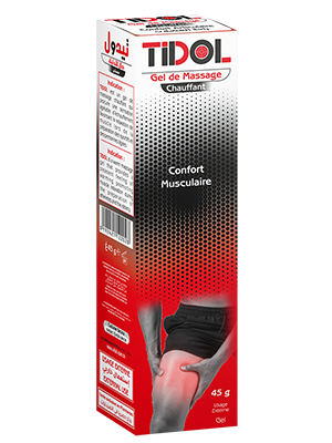 TIDOL Gel de massage Chauffant