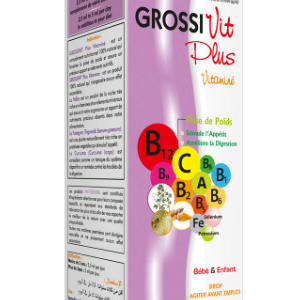 Grossivit vitaminé Sirop bébé et enfant